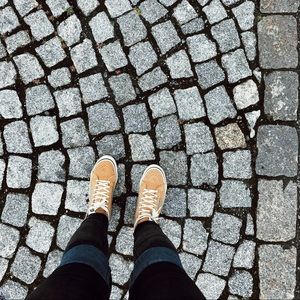 Yellow Skate High Vans